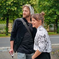 Jan Grundman s manžekou Annou Stropnickou