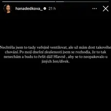 Love Island - vyjádření Hanka