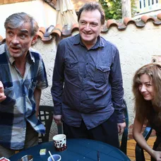 Oldřich Kaiser, Julek Neumann, Karolína Kaiserová v roce 2009