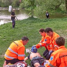 Ordinace: Natáčení dramatické záchranné akce na Sázavě - 1