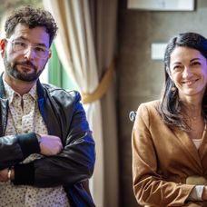 Tomáš Hruška, kreativní producent a Silvia Majeská, ředitelka programu TV Nova a Oneplay.