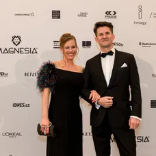 Český lev 2026 - Zuzana Kajnarová s manželem