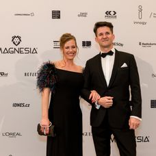 Český lev 2026 - Zuzana Kajnarová s manželem