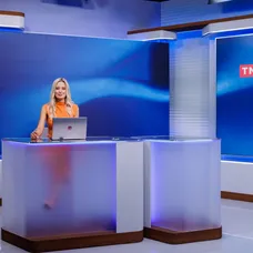 Barbora Šimková v novém studiu TN Live