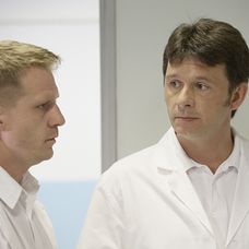 Herci Pavel Batěk a JAn Šťastní jako seriáloví lékaři