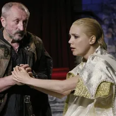 Lucie Vondráčková jako Desdemona při Letních shakespearovských slavnostech