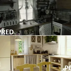 PŘED A PO - kuchyně