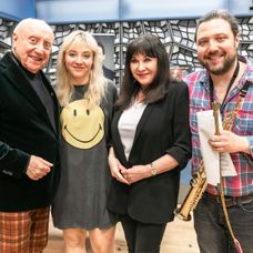 Felix Slováček, Anna Slováčková, Dagmar Patrasová a Felix Slováček ml.