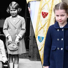 Královna Alžběta II. a princezna Charlotte nejvetsi