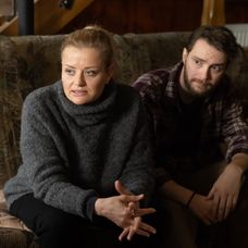 Herečka Erika Stárková s kolegou