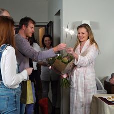 Ordinace: Oslava kulatin Michaely Badinkové proběhla přímo na place - 1
