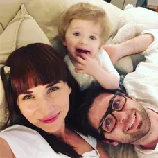 Sandra Nováková se synem Mikulášem a partnerem Vojtěchem Moravcem - 4