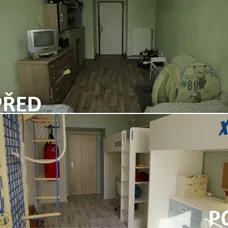 PŘED A PO - DĚTSKÝ POKOJ