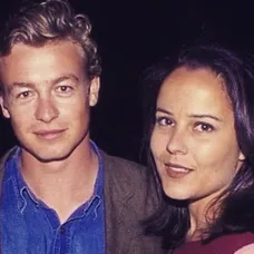 Simon Baker s manželkou