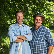 M a M letošní Farmy, moderátor Marek Fašiang a farmář Martin Bagár