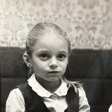 Lucie Borhyová - fotka z dětství