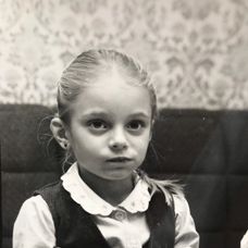 Lucie Borhyová - fotka z dětství