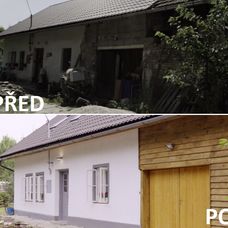 PŘED A PO - dům