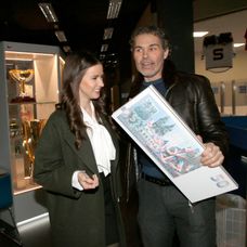 Jaromír Jágr a Dominika Branišová