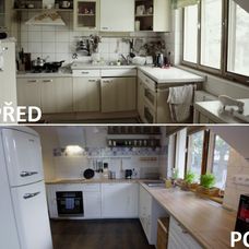 PŘED A PO - KUCHYNĚ
