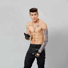 David Gránský jako Justin Bieber - 12