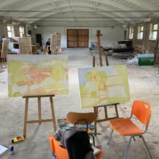 Výstava studentů Střední školy uměleckomanažerské v galerii v Dobročkovicích (3)