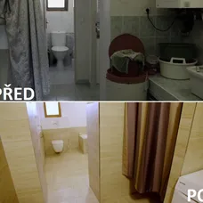 PŘED A PO - KOUPELNA