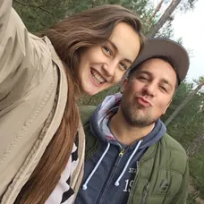 Michal Holán s přítelkyní Annamáriou
