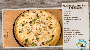 Rady ptáka Loskutáka - Quiche s kozím sýrem a brokolicí