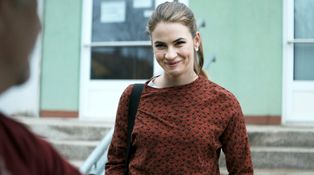 Jiskření v Národní házené: Sára Rychlíková svádí Michala Suchánka pohledem