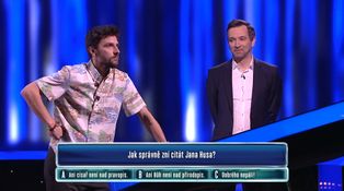 Matějovský v Na lovu v úzkých: Bojoval s citátem Jana Husa