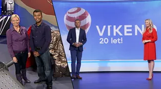 20 let s Víkendem: Rey Koranteng a Lucie Borhyová se vrátili na místo činu