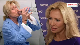 Kateřina Brožová v Ordinaci: Podívejte se, co jí nalévají, když hraje alkoholičku