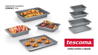 Kdo vyhrál s pořadem My, chalupáři sadu pěti forem na pečení COMPACT?
