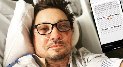 Jeremy Renner sdílel dojemný dopis od synovce. Co mu po děsivé nehodě vzkázal?