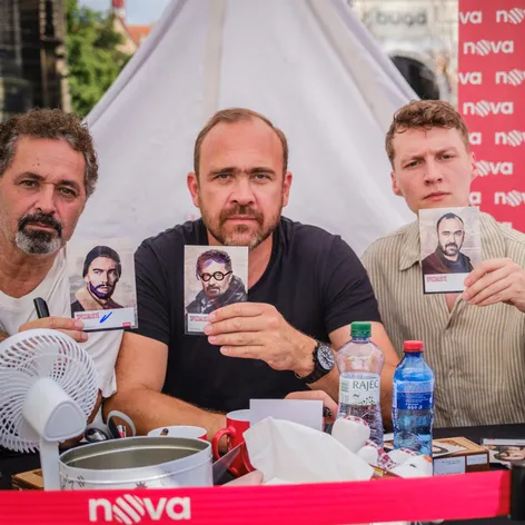Martin Dejdar, Jiří Hána a Vojtěch Vodochodský na Dni s Novou v Chrudimi