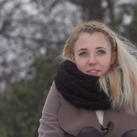Anička Slováčková na bobech - 5