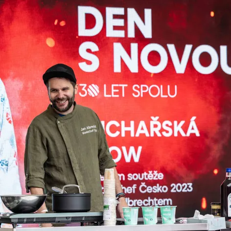 Jan Albrecht na Dni s Novou v Mostě