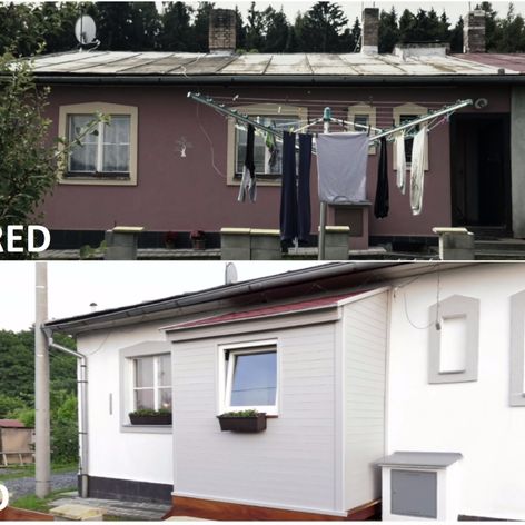 PŘED A PO: Proměna bytu Čermákových - celkový pohled na dům.
