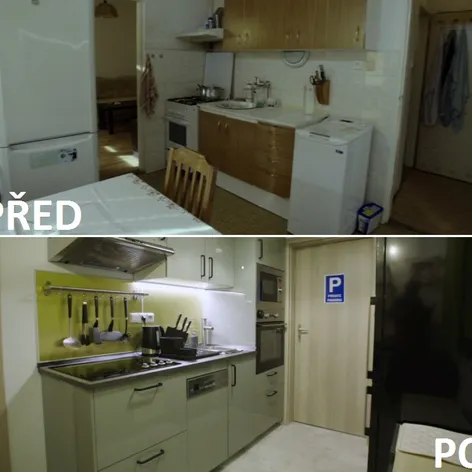 PŘED A PO - KUCHYNĚ