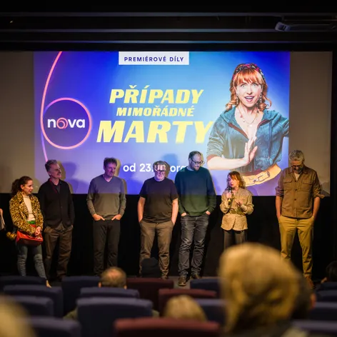 Herci představují druhou řadu Případů mimořádné Marty v kině Edison