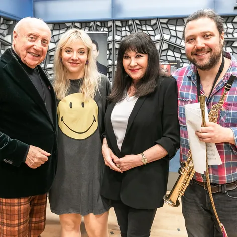 Felix Slováček, Anna Slováčková, Dagmar Patrasová a Felix Slováček ml.