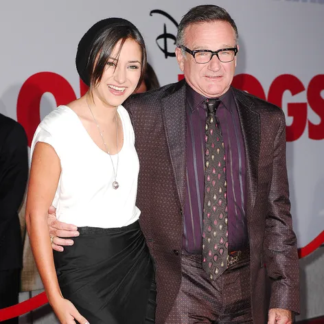 Robin Williams a jeho dcera Zelda
