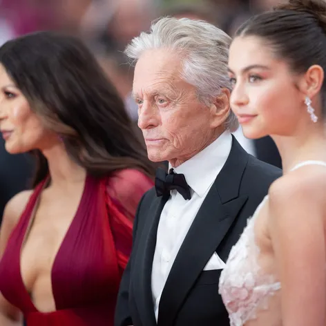 Carys Zeta Douglas, Michael Douglas a Catherine Zeta-Jones 2
