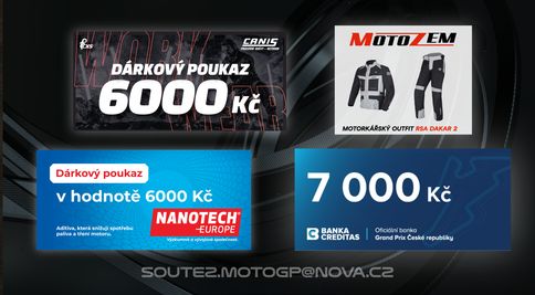 Soutěžte s MOTO GP Velká cena Brna o hodnotné ceny