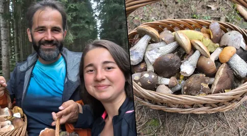 Kalkulátor z Na lovu se pochlubil plnými košíky hub. Do lesa vyrazil i s dcerou
