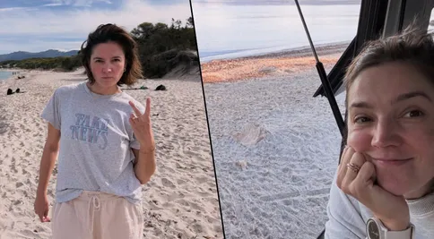 Markéta Stehlíková z Ulice na dovolené. Letadlo vyměnila za kola