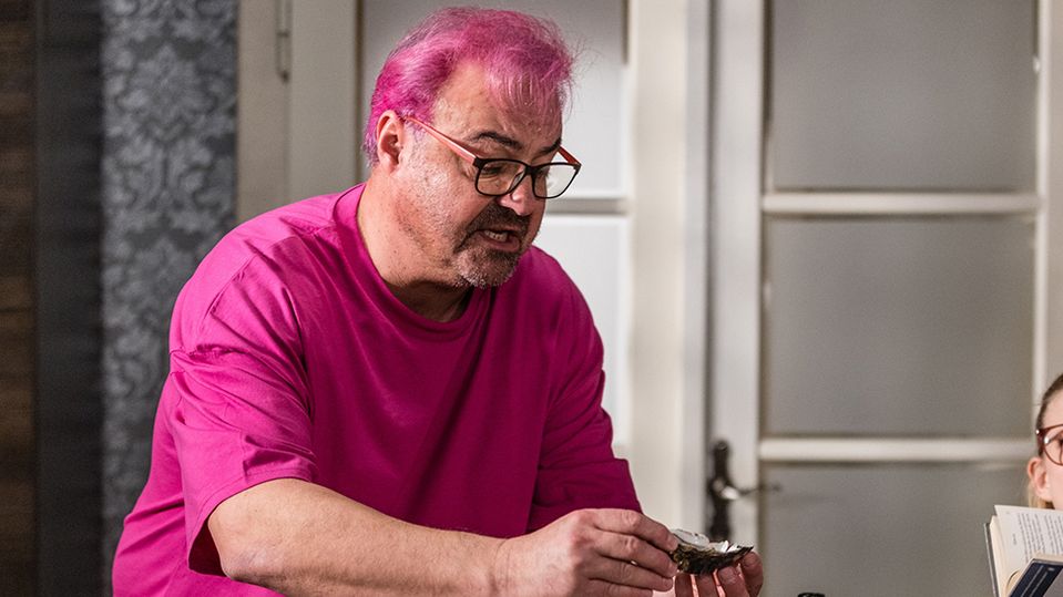 Martin Zounar růžové vlasy