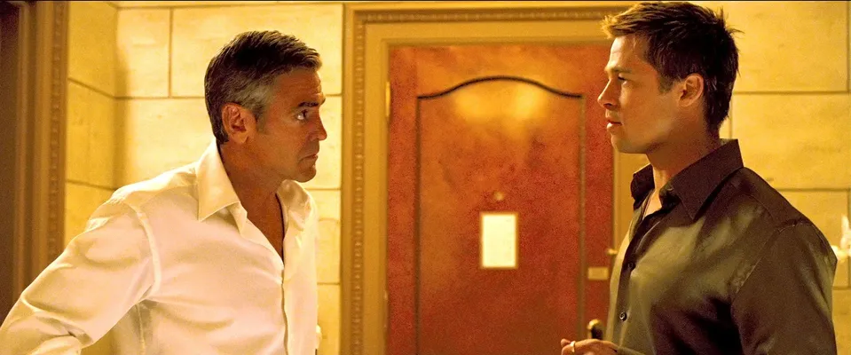 Brad Pitt a George Clooney.