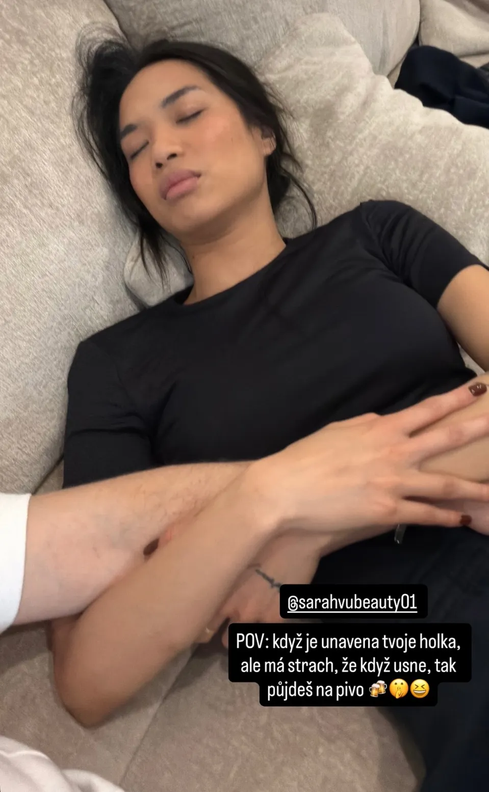 Míra si na instagramu vystřelil ze Sarah